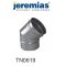 Jeremias kolano spalinowe 45° fi 80, stal nierdzewna, kolano kominowe, TN0619080