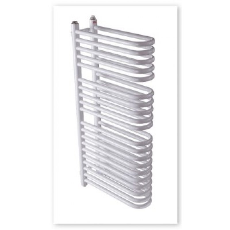 Radeco grzejnik łazienkowy model DINO (A/D), 870x150 mm, biały, rozstaw przyłączy 115 mm kod A3/D