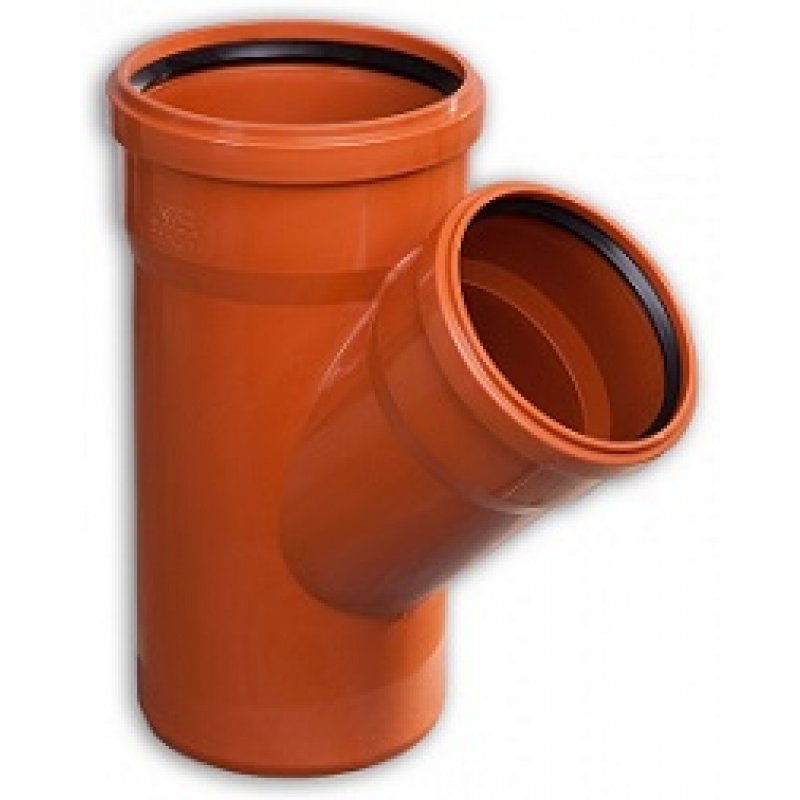 Kaczmarek TRÓJNIK PP 250X160X45 SN8 do kanalizacji zewnętrznej kod 0720223360