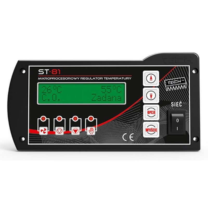 Tech ST-81 Sterownik do kotła zasypowego kod ST-81