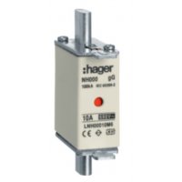 Hager Wkładka bezpiecznikowa nożowa NH00 10A 690VAC Kod LNH00010M6