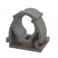 Onnline UZE-20 Uchwyt zamykany, szary (opak.100szt) Kod ONNLINE UZE-20S