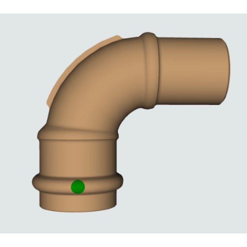 Viega Sanpress Łuk 90st, 35 Kod 117603 