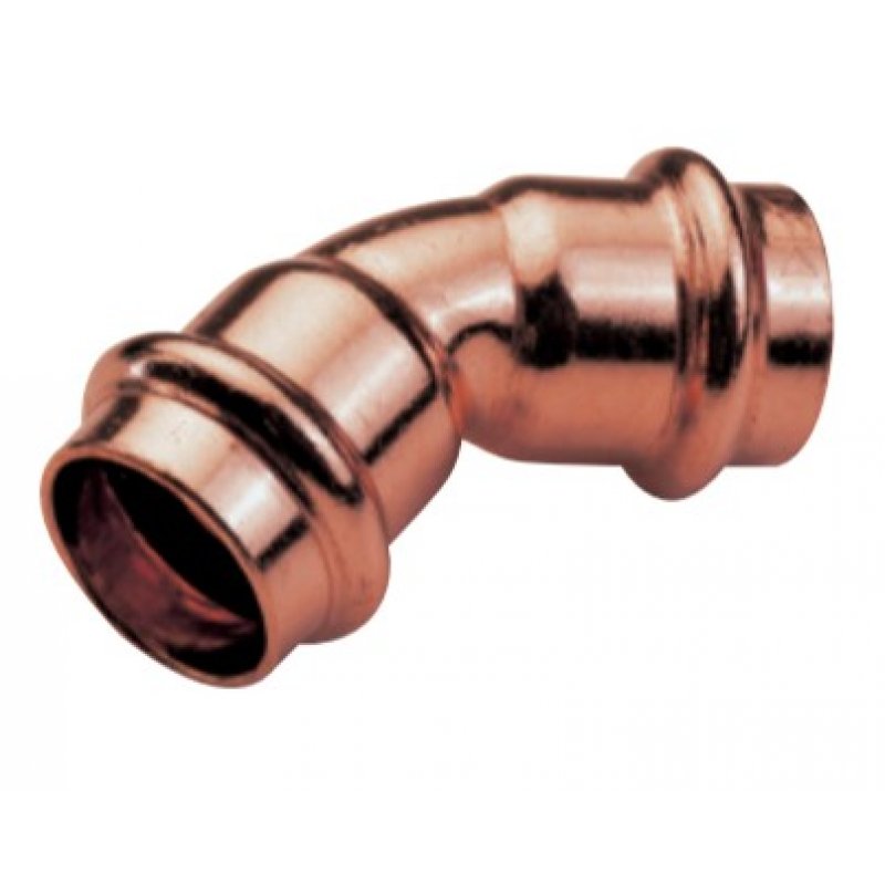 Conex B PRESS Łuk dwukielichowy 45 st, 22 Kod P5041 02200000