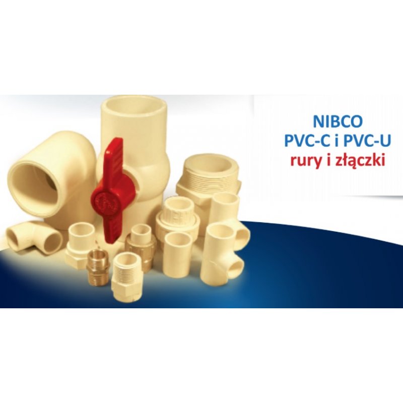 Nibco PVC-C Śrubunek plastik-metal wkrętny KW/GZ, 2 Kod 4733-420 