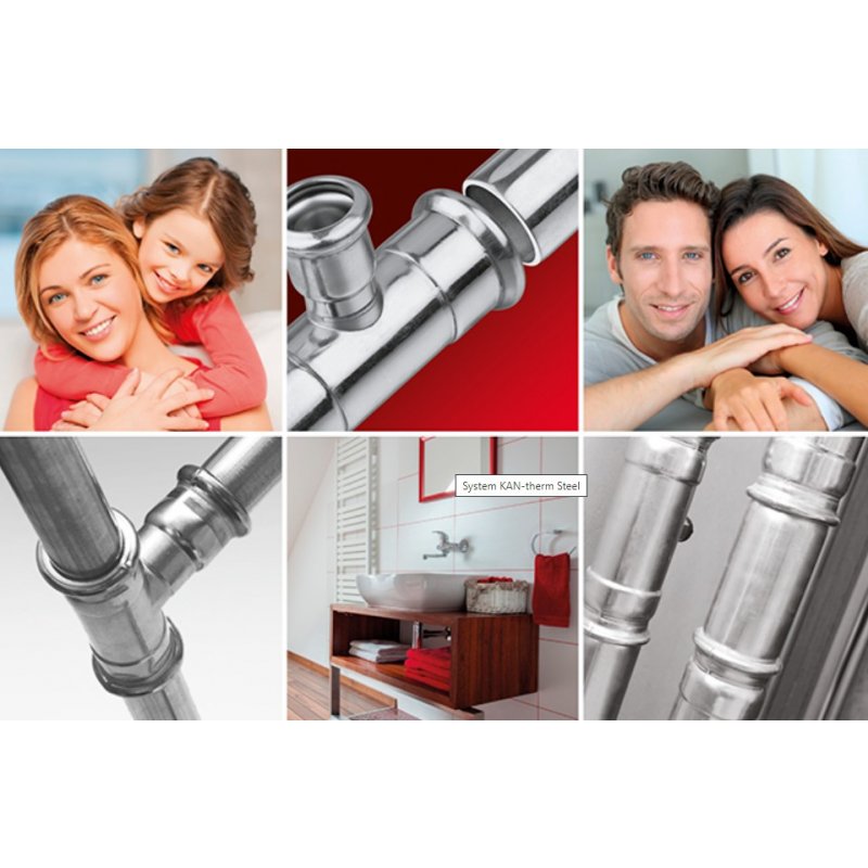 KAN Therm Steel Kolanko nyplowe 45st, 18 Kod 1509068024 