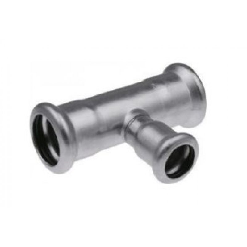 KAN Therm Inox Trójnik redukcyjny press 76,1x54x76,1 Kod 1609260039