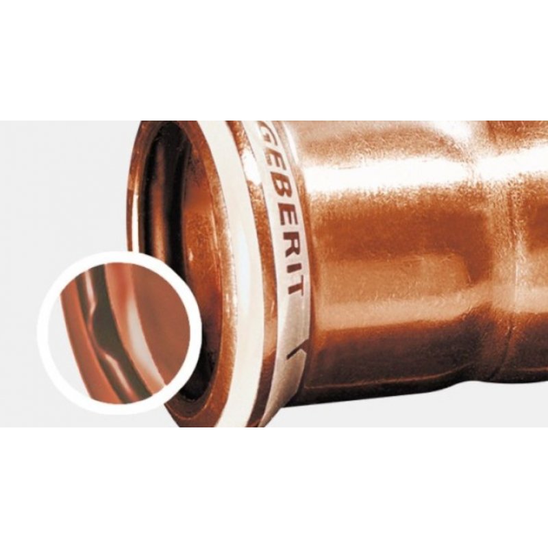 Geberit Mapress Kupfer Gas Złączka przejściowa GZ 22x1/2 Kod 34669 