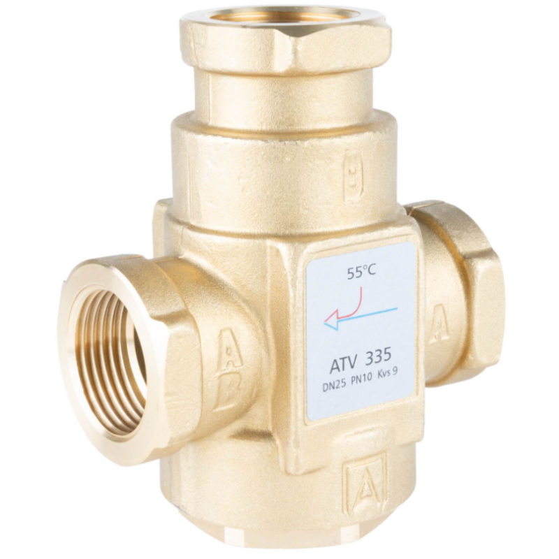 Afriso Zawór temperaturowy ATV 335, DN25, Rp 1 cal, KVS 9, 55 ST.C kod 1633510