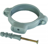 Altech Uchwyt pojedynczy do rur z tworzywa, ze śrubą i kołkiem 1 1/4 cala DN32 Kod ALTH-994818