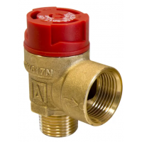 Afriso Zawór bezpieczeństwa do c.o. MS, przyłącza G1/2cala x Rp3/4cala, 2 bar kod: 42521