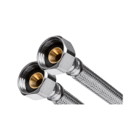 Invena Wężyk w oplocie ze stali nierdzewnej z GW/GW 30cm 1/2" GW 3/8" GW Kod WS-02-030-G