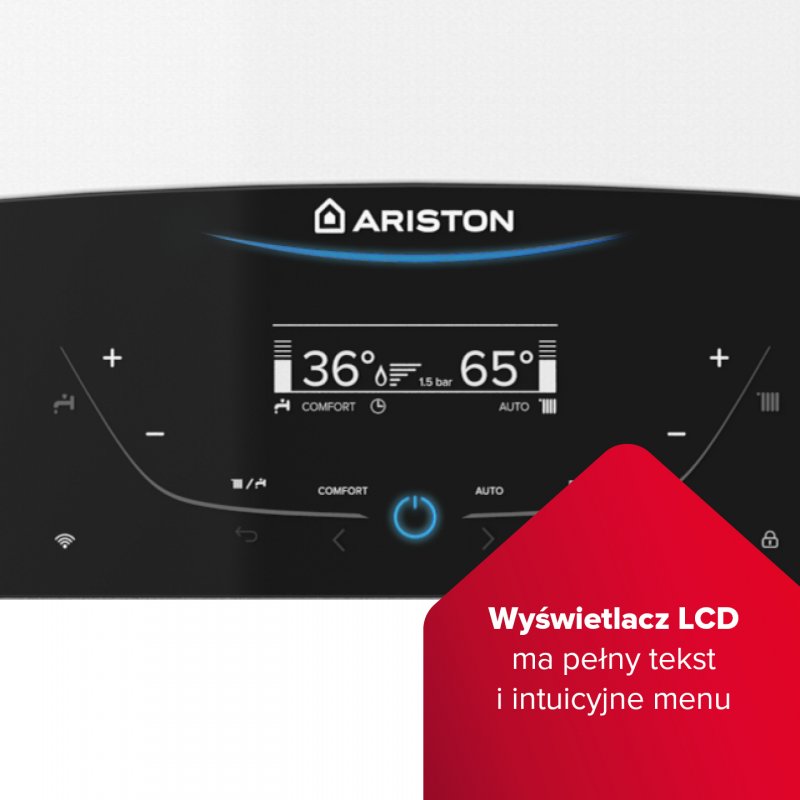 Ariston GENUS ONE+ NET 24 Kocioł kondensacyjny dwufunkcyjny 22kW kod 3301774 