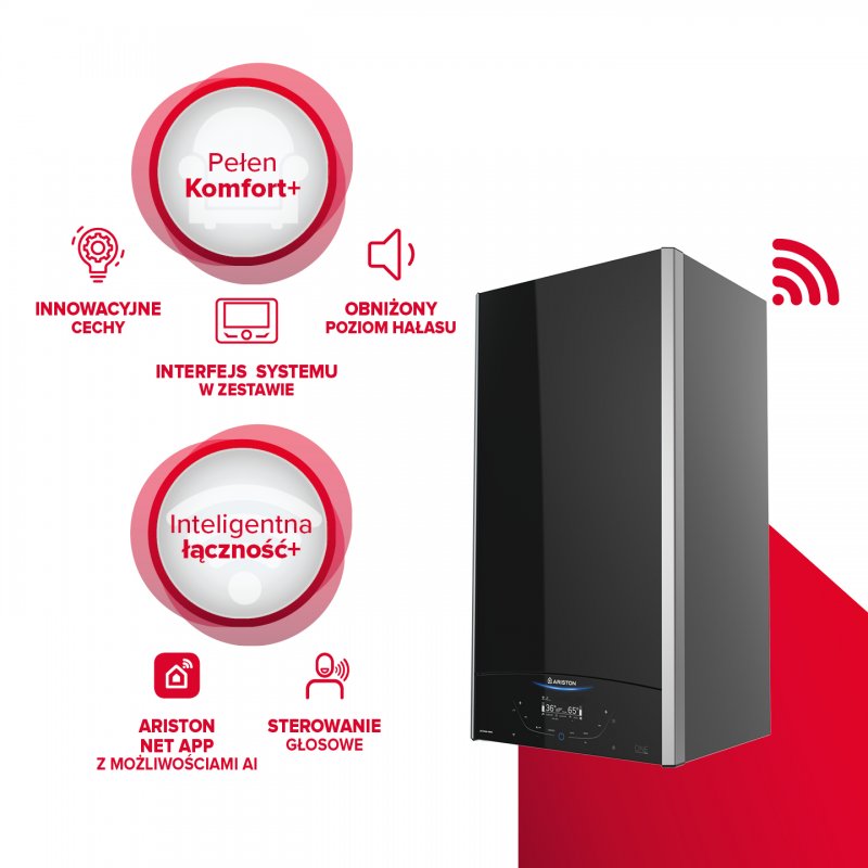 Ariston ALTEAS ONE+ NET 24 Kocioł kondensacyjny dwufunkcyjny 24kW kod 3301771 