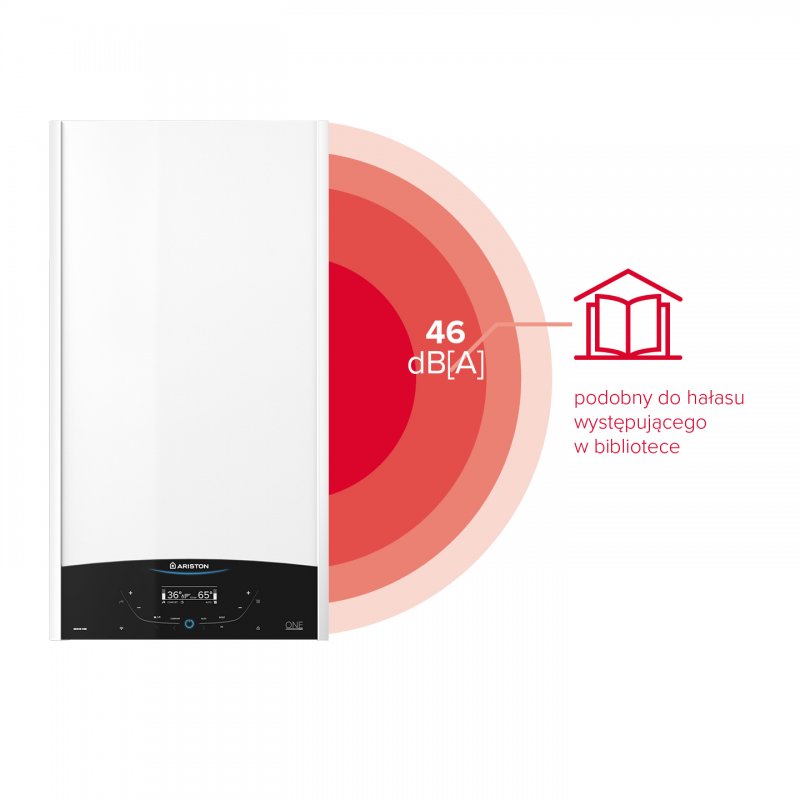 Ariston GENUS ONE+ NET 24 Kocioł kondensacyjny dwufunkcyjny 22kW kod 3301774 