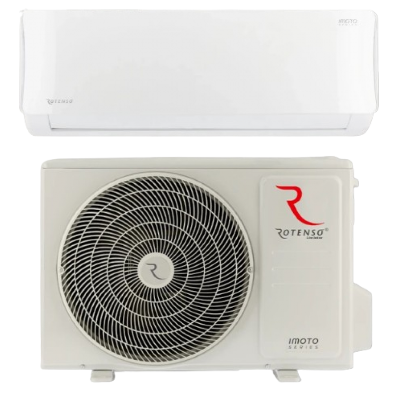 Rotenso Imoto Zestaw klimatyzator o mocy 3,5 kW jednostka wewnętrzna + jednostka zewnętrzna, WIFI Kod I35Xi+I35Xo