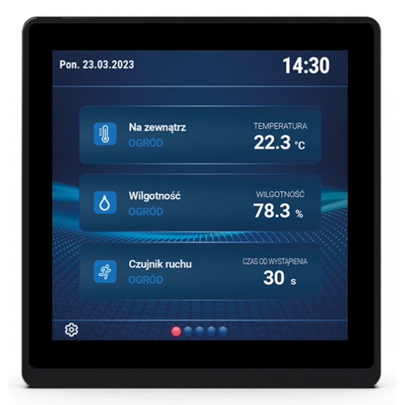 Tech Sinum CP-04C Wi-Fi Panel multifunkcyjny z wymiennymi ramkami Kod WG.23.0310 