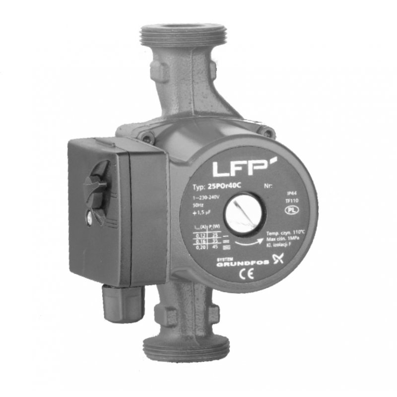 LFP 40PWr80C Pompa cyrkulacyjna dla wody pitnej Kod A012-040-080-04