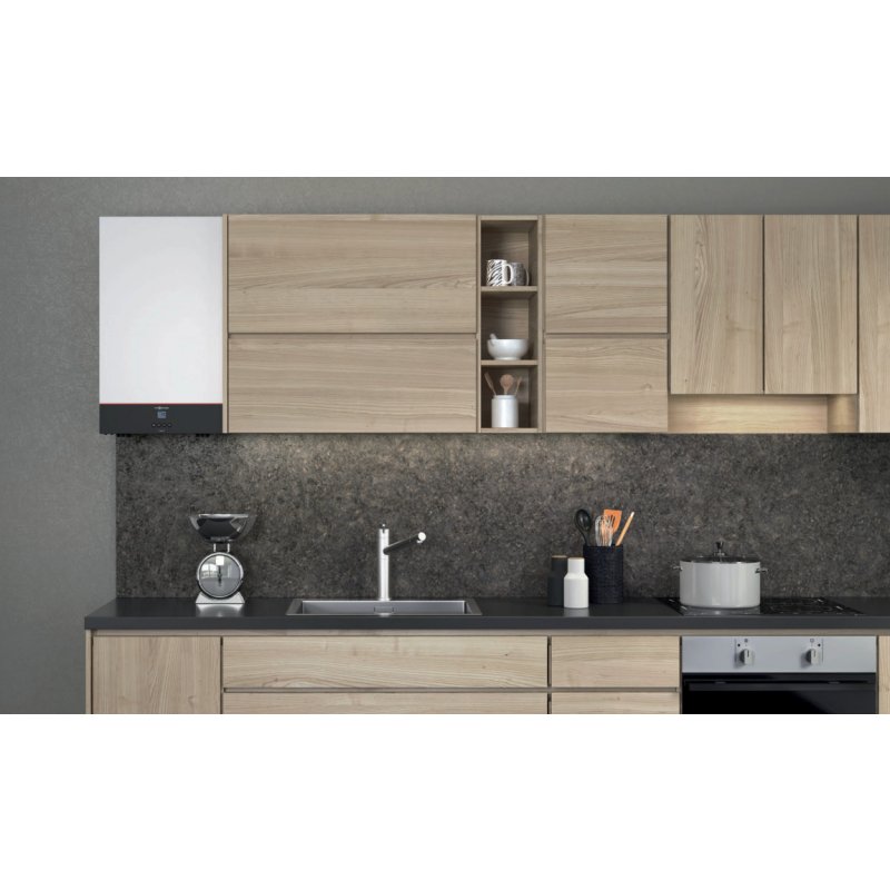 Viessmann Vitodens Classic 025-W BPKB Kocioł kondensacyjny gazowy, dwufunkcyjny + armatura przyłączeniowa, moc 5,0-25kW kod 3205004+7690549 