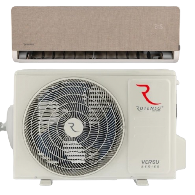 Rotenso Versu Cloth Caramel VCC35Xi+VO35Xo Zestaw klimatyzator o mocy 3,5 kW jednostka wewnętrzna + jednostka zewnętrzna, WIFI Kod VCC35Xi+VO35Xo