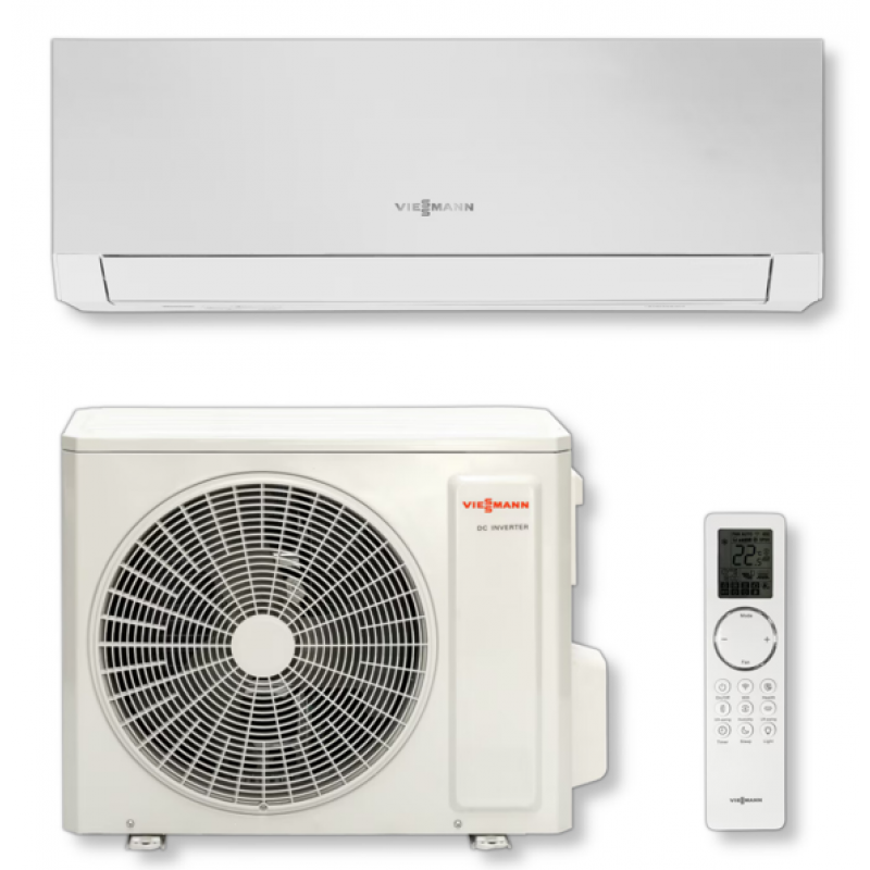 Viessmann VITOCLIMA 230-S DYNAMIC Klimatyzator typu split do chłodzenia o mocy 2,7kW i do ogrzewania o mocy 3,0 kW, WIFI, kolor biały Kod ZK08286