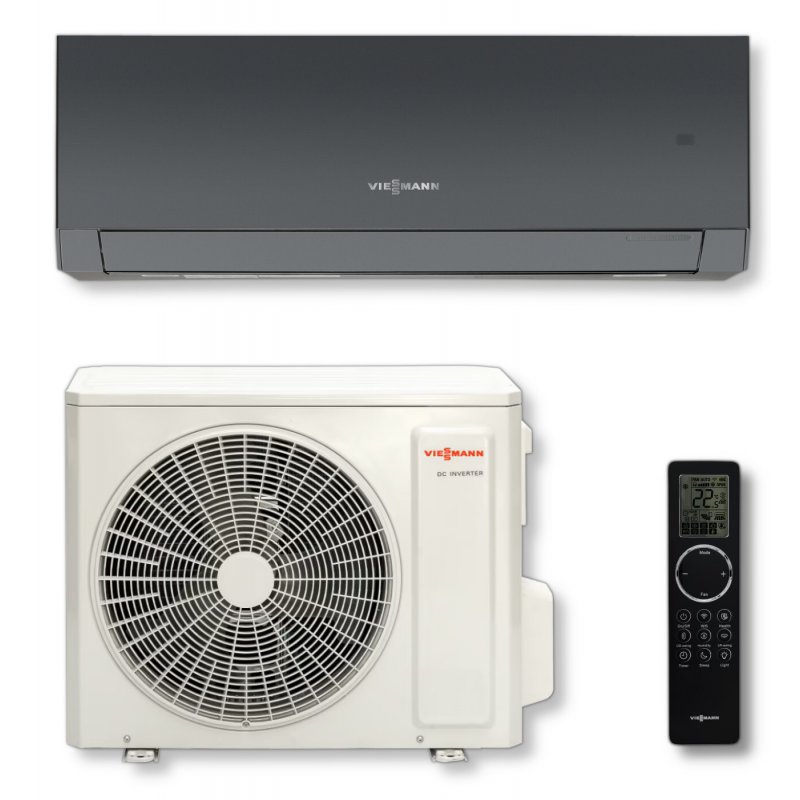 Viessmann VITOCLIMA 230-S DYNAMIC Klimatyzator typu split do chłodzenia o mocy 5,1kW i do ogrzewania o mocy 5,6 kW, WIFI, kolor grafit Kod ZK08292