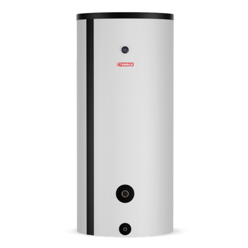 Termica 400 L Wymiennik z 2 wężownicami do pomp ciepła, ze stali nierdzewnej kod WW400PCE